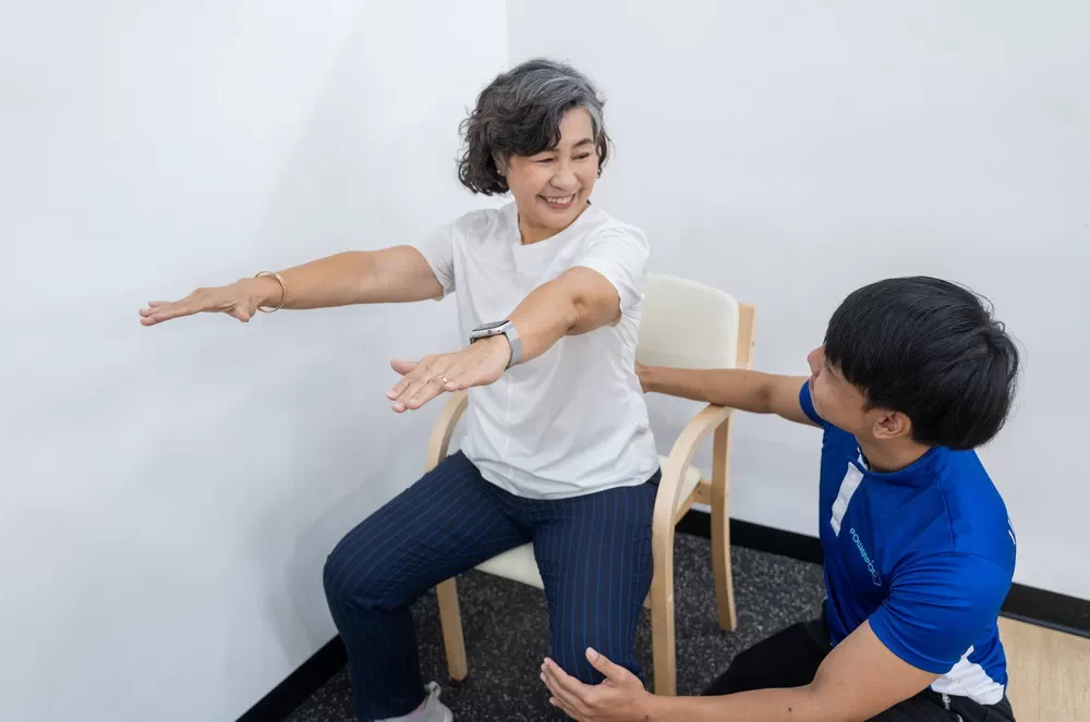 7 Exercise Postures for Elderly by using a chair